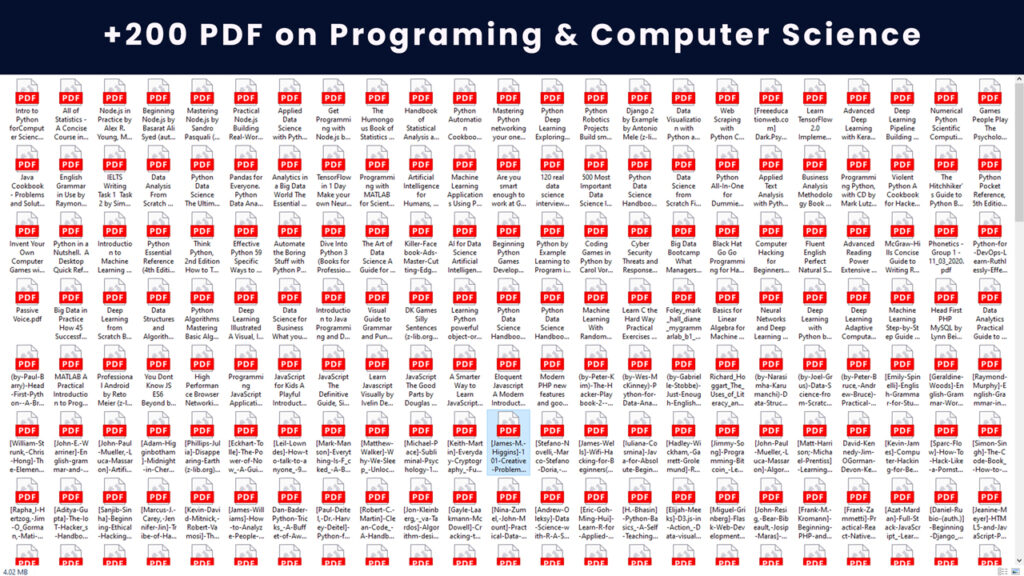 Books on Programming & Computer Science